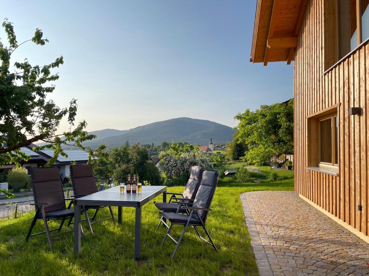 Bayerwald Chalet Kaitersberg Mit Sauna, Sonnenterrasse Und Garten 阿尔恩布鲁克 外观 照片